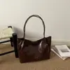 Bolso de Hombro Cruzado para Mujer de Gran Capacidad Europeo y Americano 2026 PU Nuevo de Moda Otoño/Invierno Retro para el Trabajo Bolso Tote