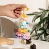 Colgantes de Árbol de Navidad Tejidos a Crochet Decoraciones Navideñas Creativas Árbol de Navidad Pequeño Terminado a Crochet Pequeñas Decoraciones Navideñas