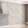 Papel tapiz autoadhesivo tipo panel de roca de luz suave, adhesivo de pared tipo azulejo para decoración de pared de fondo en dormitorio y sala de estar, adhesivo impermeable y resistente a la suciedad