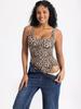 Mono de tirantes con estampado de leopardo, escote redondo, una pieza para mujer, verano, sexy, ajustado, sin espalda, traje de baño de una pieza