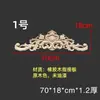 Talla en Madera Dongyang Madera Maciza Estilo Europeo Adorno Talla en Madera Estilo Francés Panel Floral Mueble Puerta de Gabinete Tira Larga Moldura de Puerta Panel Floral Largo