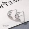 Hee goo E2230 S925 brincos de garra de prata suaves femininos nicho ins estilo compacto design original novos brincos