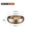Tazón de fideos fríos estilo coreano acero inoxidable engrosado doble capa tazón para arroz mixto para barbacoa tazón para ramen estilo japonés venta al por mayor comercial tazón grande para sopa
