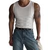 Verão novo colete de fio de seda gelada homens musculosos justo alta elasticidade camiseta sem mangas colete comércio exterior transfronteiriço atacado