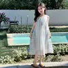 Vestido de Festa Estilo Coreano para Meninas, Novo Vestido Fino Tendência Verão 2026 para Crianças