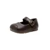 Zapatos de Charol Mary Jane Retro para Niñas, Nuevos Zapatos de Suela Suave de Otoño para Bebés de 1 a 3 Años, Zapatos de Princesa en Negro