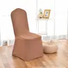 Capas Elásticas para Cadeiras com Camada de Ar Espessa Disponíveis em Várias Cores, Atacado para Hotel Casamento Capas Abrangentes para Mesa e Cadeiras de Jantar