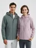 Jaqueta Casual Fina de Primavera e Outono para Homens, Corta-vento Esportivo Impermeável e Elástico para Mulheres, Respirável para Viagem de Casal, Logotipo Personalizado