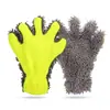 Herramienta Mágica para Lavar Coches Guantes de Cinco Dedos Guantes de Felpa para Limpiar Coches Suministros de Limpieza Automotriz Guantes de Chenilla para Lavar Coches
