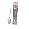 Cuchara para arroz de acero inoxidable cuchara para comidas cuchara para condimentos cuchara de encaje con chorro de arena de flor de rosa cuchara con punta de hielo cuchara redonda de hielo