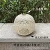 Lámpara de bambú estilo boutique, hecha a mano, para el hogar, estilo retro, zen, para ocio, con portalámparas.