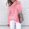 Eaby Aliexpress 2026 Otoño Nuevo Moda Femenina Suéter de Punto Hombros Descubiertos Estilo Europeo y Americano Suéter Irregular para Mujer