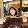 Otoño e invierno nuevo gorro de lana con orejas de oso lindas para niños de circunferencia de cabeza grande, cálido para el frío, dulce sombrero tejido