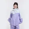 Macacão de Esqui Novo Feminino Single Board Double Board Masculino 3L Resistente ao Desgaste à Prova de Vento Impermeável Quente Equipamento de Neve 24 Macacão de Esqui Profissional