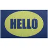 Alfombra de Piso Moderna Simple de Bucle de Seda para Uso Doméstico, Felpudo de PVC para Puerta de Entrada, Felpudo Raspador de Barro Personalizable, En Stock al por Mayor