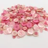 Cores especiais botões mistos jardim de infância botões artesanais diy criativo colar botões de pintura botões de Natal