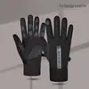 Guantes Cálidos de Otoño e Invierno Transfronterizos para Ciclismo, Hombres y Mujeres, Guantes Gruesos y Forrados de Felpa Cálida para Ciclismo y Conducir, Antideslizantes, Pantalla Táctil, Impermeables