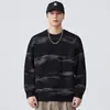 Suéter de Punto Jacquard de Cuello Redondo Nuevo Otoño/Invierno 2025 Estilo Retro Japonés Holgado Versátil Casual Marca de Moda