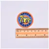 Etiqueta Tejida Sellada en los Bordes para Ropa, Etiqueta de Tela Bordada, Parche Tejido Adhesivo, Parche Termoadhesivo, Parche de Tela, Parche, Parche Tejido, Insignia Escolar