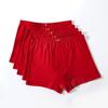 Ropa interior roja personalizada para hombre del año zodiacal 100 kg Gordo Extra Grande Holgada 8XL Pantalones Planos para Adultos Mayores