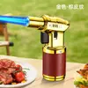 Encendedor inflable de alta potencia, pequeña antorcha de soldadura, pistola de llama directa de alta temperatura a prueba de viento, encendedor de mano para moxibustión de cigarros, barbacoa