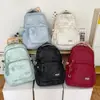 Mochila escolar de estilo coreano de alto valor estético para mujer, nuevo modelo 2026, mochila de gran capacidad para estudiantes de secundaria y preparatoria, mochila casual ligera para exteriores