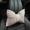 Almofada de assento de carro de verão linho cor rosa costura estilo Chanel carro almofada de assento confortável carro Quatro Estações Universal para mulheres