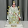 Estátuas de mármore branco das Quatro Grandes Famílias (Huhuang, Changmang, Taiye e Tainai) com enfeites de fada pintados para uso doméstico, atacado