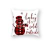 Almohada de sofá de Año Nuevo y Navidad nórdica funda de cojín ins decoración navideña funda de cojín para sofá sala de estar