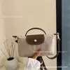 Bolsas Populares Transfronteiriças para Mulheres Outono e Inverno 2025 Nova Bolsa de Bolinho de Nylon de Alto Padrão Versátil Bolsa de Ombro Transversal