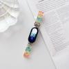 Para Mi Band 9 Correa Color Caramelo Transparente Color Block Mi Band 8 Pulsera de Repuesto de Resina Ligera para Hombres y Mujeres
