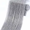 Cadena de Acero Inoxidable Trenzada 1.5Mm2*3Mm Cadena de Cola para Collares Accesorios de Cadena Semi-terminados Hechos a Mano para Pulseras DIY