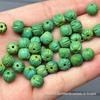 Porcelana alta magnesita colza verde turquesa paixão semente contas antigas faça você mesmo texto jogar acessórios de moda contas de Buda ornamentos de corda de mão