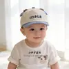 Chapéus de Bebê Primavera e Outono Novo Estilo Fofos e Super Adoráveis Bonés de Baseball com Aba Macia para Meninas Pequenas e Meninos Recém-Nascidos