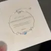 Prelude Jewels Modelo de Diseñador Estrella y Luna Diamante Azul Pulsera Brillante Joyería Suave Romántica Iluminadora