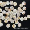Piezas Redondas Curvas de Concha de Dos Colores de 21 mm Pulsera DIY Cadena para Teléfono Colgante para Coche Accesorios con Cuentas Venta al por Mayor para Celebridades de Internet