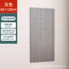 Estante de exhibición de pared de tablero perforado de madera maciza al por mayor estante de almacenamiento de partición decorativa estante de almacenamiento de pasillo de madera para colgar en la pared