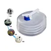 Balde dobrável para carro bolsa de água transparente para carro balde de proteção ambiental para exterior universal para carro 3L5L8L10L15L