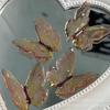 2023 nuevo mariposa de epoxi casera tridimensional lámina de oro transparente mariposa dorada alta calidad DIY hecho a mano casero Gu Mei