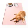 Tapete de Silicona Lavable a Máquina para Comida de Mascotas con Bordes Elevados, Adecuado para Perros Grandes y Hogares con Múltiples Mascotas, Fábrica de Tapetes para Tazones de Perros y Gatos
