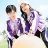 Jinmier Uniformes Escolares de Otoño para Niños Fabricante Directo Ropa Deportiva Uniformes de Clase para Escuela Primaria Set de Uniforme de Cuatro Piezas para Jardín de Infancia