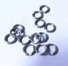 Equipo de pesca Accesorios Luya Anillo de conexión reforzado de acero inoxidable Conector Anillo doble Luya Anillo doble aplanado