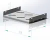 Caixa de Baixa Corrente para Desktop Pequeno Doméstico Gabinete de Estrutura Aberta Roteador DIY Gabinete de Rede Simples de 10 polegadas