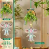 Decoraciones para Colgar en la Puerta del Festival del Bote del Dragón, Bolsitas de Ajenjo Tejidas en Bambú, Pequeños Adornos para Manijas de Puerta de Interior, Decoración de Atmósfera de Escena
