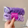 Gomas para el pelo de colores pastel para niñas, cintas para el pelo de alta elasticidad para niños, gomas para el pelo de bebé que no dañan el pelo, gomas elásticas para trenzar, accesorios para el pelo