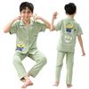 Pijamas infantis primavera e outono manga longa fina meninas médio e grande terno infantil meninas meninos bebê verão roupa de casa roupa exterior