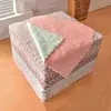 Toalha de limpeza para carro, dupla face em fleece de coral, espessa, altamente absorvente, sem fiapos, projetada especificamente para carros, tamanho grande, alta densidade, para limpeza de superfícies internas