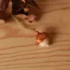 Melhor Venda da Amazon Estilo Simples Série de Animais Fofos Pingente Raposa Aço Inoxidável Acessórios de Joia Ouro 18K