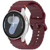 Qingmingfa Es Adecuado para Samsung Watch7/6/5/4 Correa de Reloj con Patrón de Olas Costura Fe de Reloj Correa de Reloj de Silicona