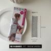 Artefato de fixação traseira para cabelo quebra-cabelo grampo de pressão de cabelo invisível simples para franja pente de acabamento de cabelo sem costura